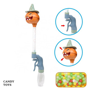 Summer Outdoor Games Halloween Water Gun Candy Toys Container With Sweet Hard Candies