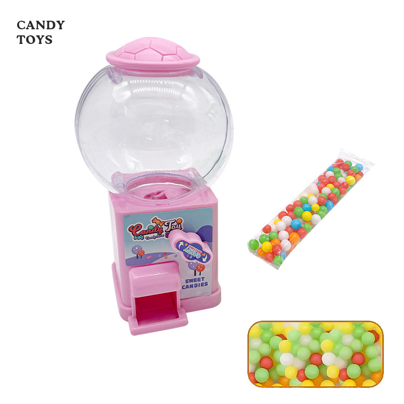 Cheapest Gift Sweet Candies Gumball Mini Vending Machine Toys Kids Candy Dispenser