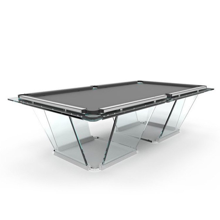 Slate and Glass Pool Table for Sale