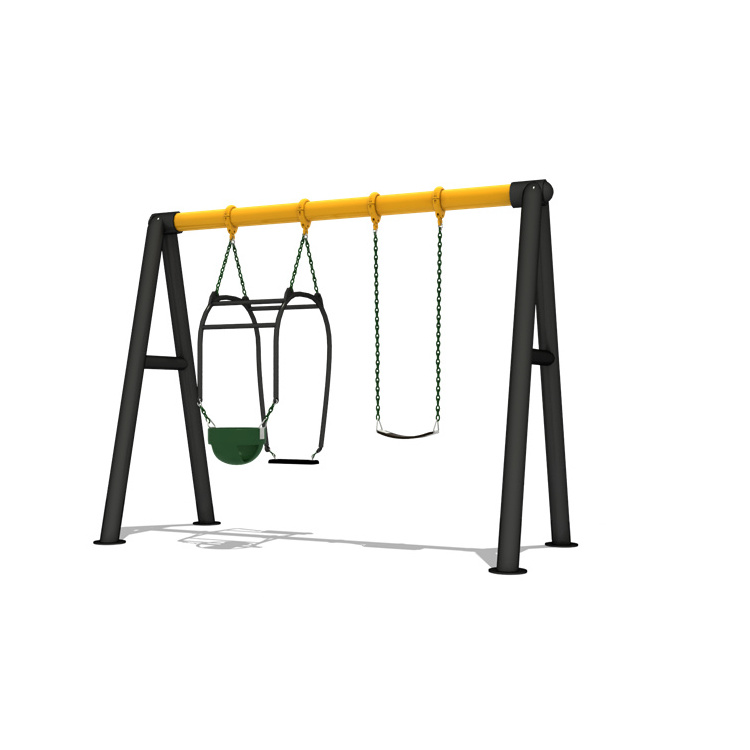 Commercial Heavy Metal Play Ground Swing Set for Kids Outdoor