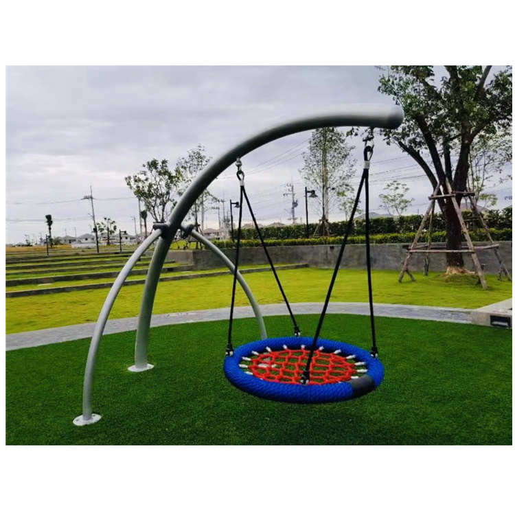 Commercial Heavy Metal Play Ground Swing Set for Kids Outdoor