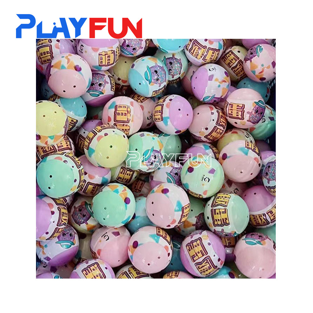 PlayFun Wholesale 32mm 50mm 65mm 100mm Capsule Egg Gashapon Toys Vending Machine for Different Coin-Operated Game Machines