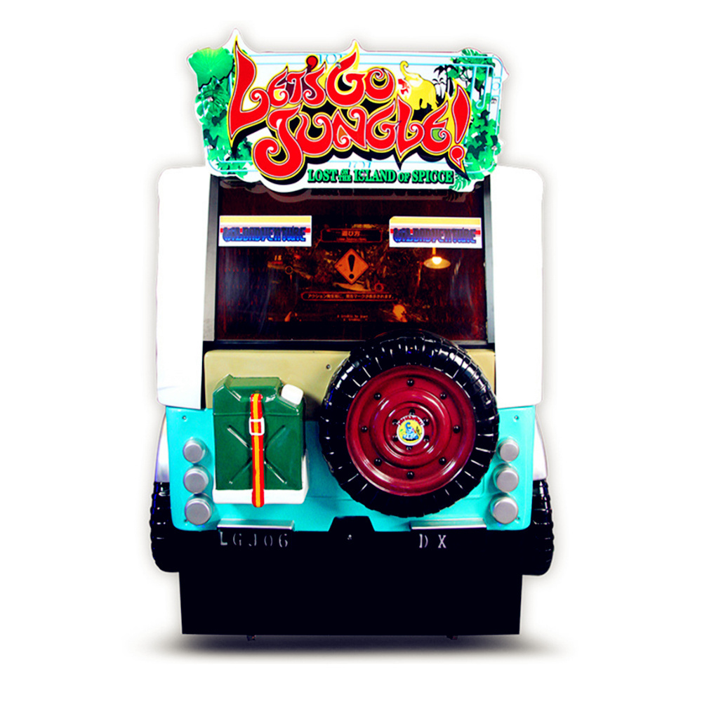 Coin operated Simulator shooting game Let's Go Jungle Arcade game machine