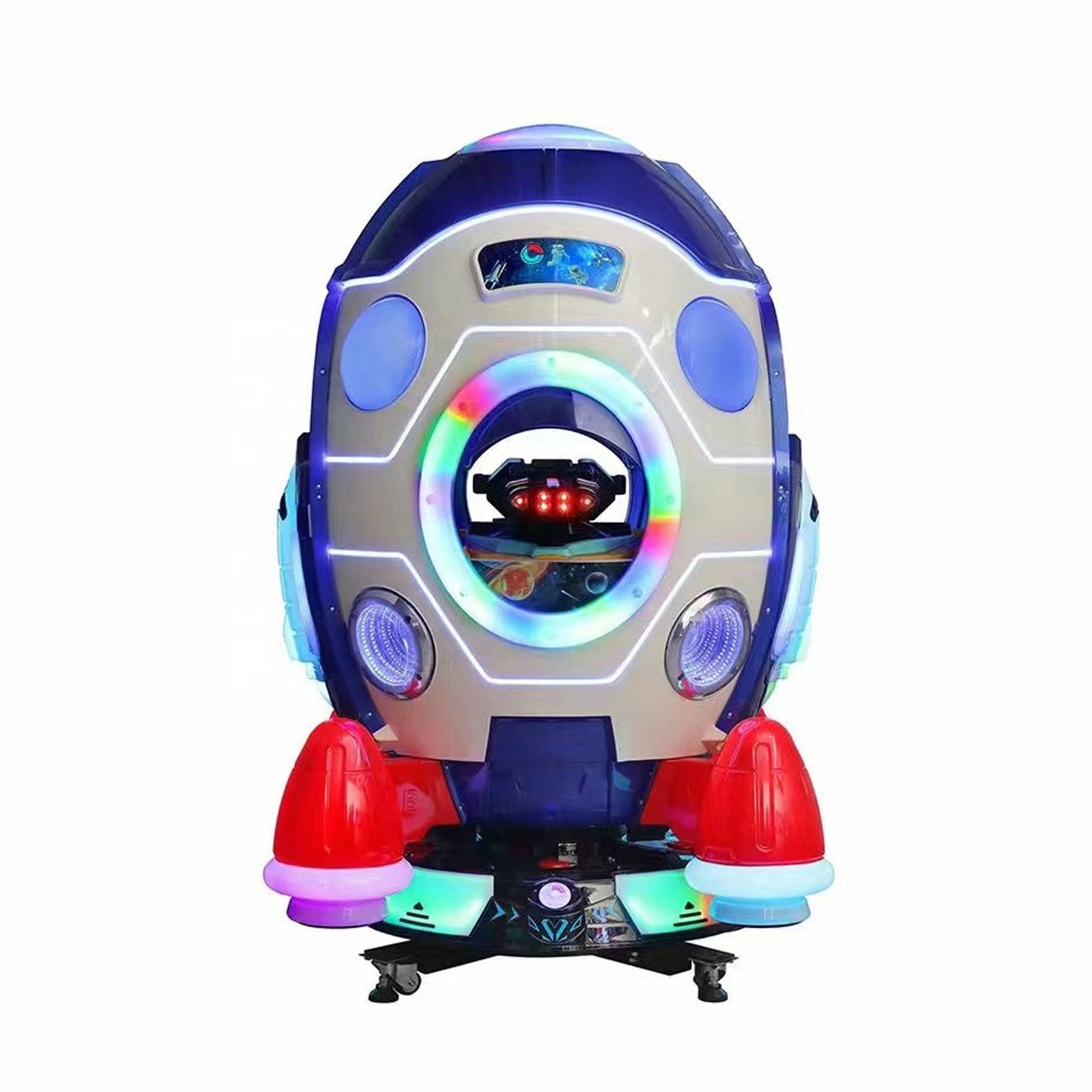 Space capsule kiddie ride MP5 swing kids ride coin operated kiddie rides for sales