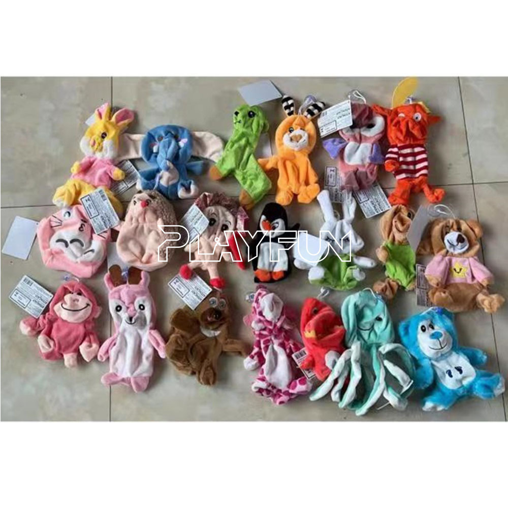 Wholesale Super Soft 7 Inch 18cm Mini Plush Crane Claw Machine Animals Stuffed Toys Dolls Skin Shell for Claw Machine