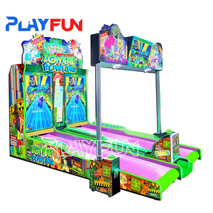 Playfun Delux big size zombie kiddie bowling game machine bowling alley arcade games machine