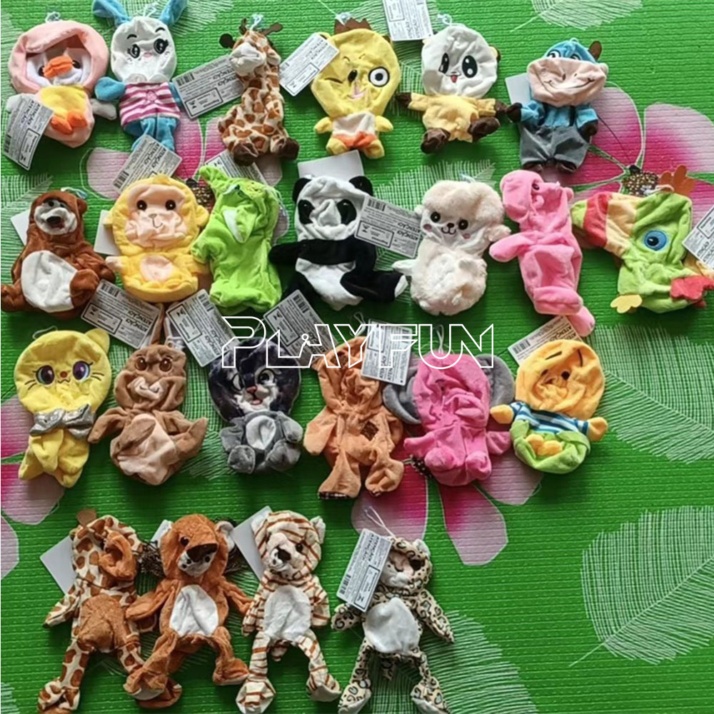 Wholesale Super Soft 7 Inch 18cm Mini Plush Crane Claw Machine Animals Stuffed Toys Dolls Skin Shell for Claw Machine