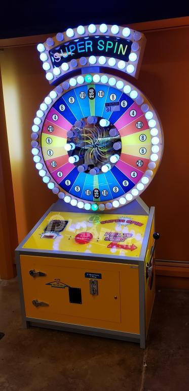 Popular promotional indoor entertainment super spin win redemption ticket carnival  lottery arcade  game center machines