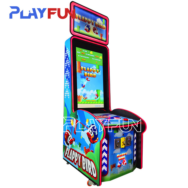 PlayFun Indoor amusement park video ticket redemption lottery  prize Crossy Road Flappy Bird Lucky Fish Quick Drop games machine