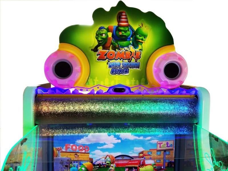 PlayFun Popular Ticket Redemption Zombie Kiddie Kids Gun Water Shooting Arcade Video Game Machine