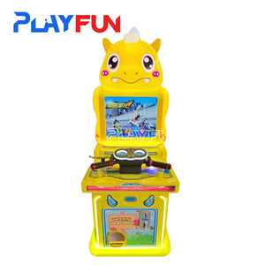 Playfun Factory Direct Sales Kids Coin Operated Multifunctional Car Racing Gun Shooting Game Mini Kids Video Game Machine