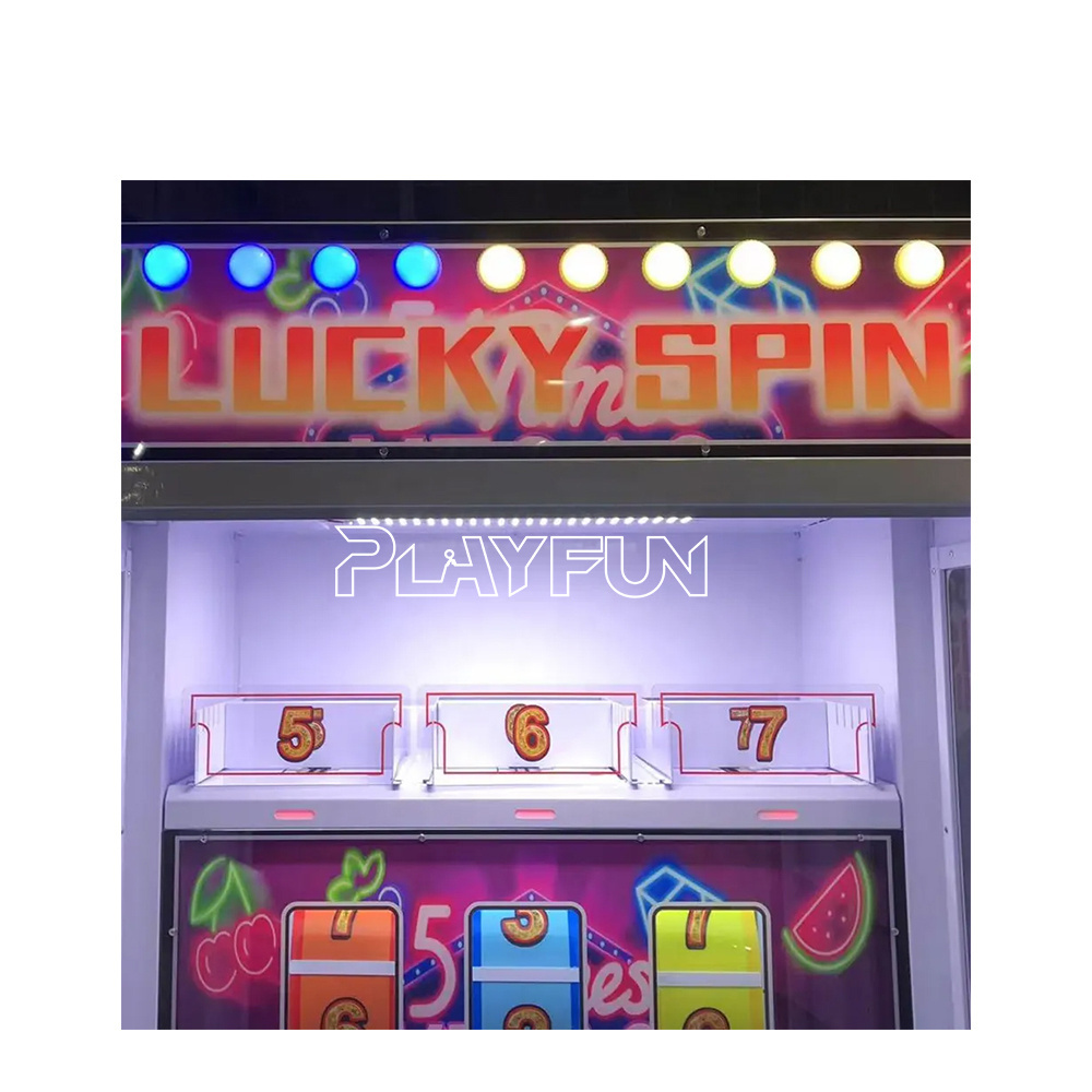 Playfun Indoor Coin Operated Arcade Game Machine Lucky Spin Amusement Prize Rolling Gift Machine Crane Vending Game Machine