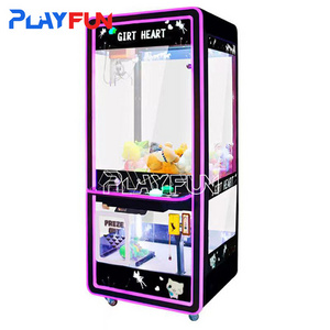 Mini big fun    stuffed plush toys  crane claw machine arcade indoor games coin operated gift prize vending catch toy machine