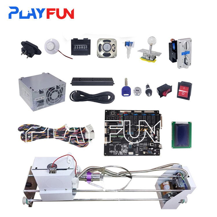 DIY arcade crane machine kit parts Gantry claw machine plush dolls crane vending machine 710 gantry claw full kits