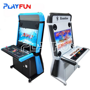 Video game uplight street fighting classic arcade games 32 LED vewlix empty cabinet arcade game machine