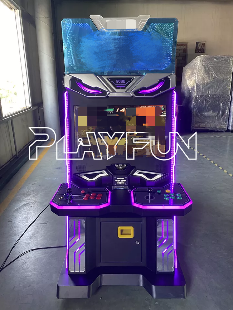 Playfun  Factory direct sale 32 LED dragon fist empty cabinet arcade game  coin operated games cabinet  classic arcade machine