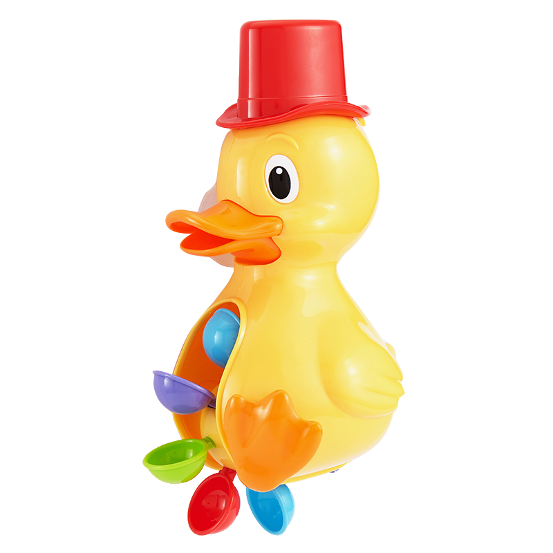 PLAYGO  Splashy Duck Watermill  Cartoon Cute baby bath Toy Duck Children's Bathing Toys