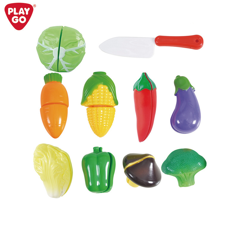 Playgo SLICE AND SHARE VEG  Characters cut fruit and vegetable toys and boxes