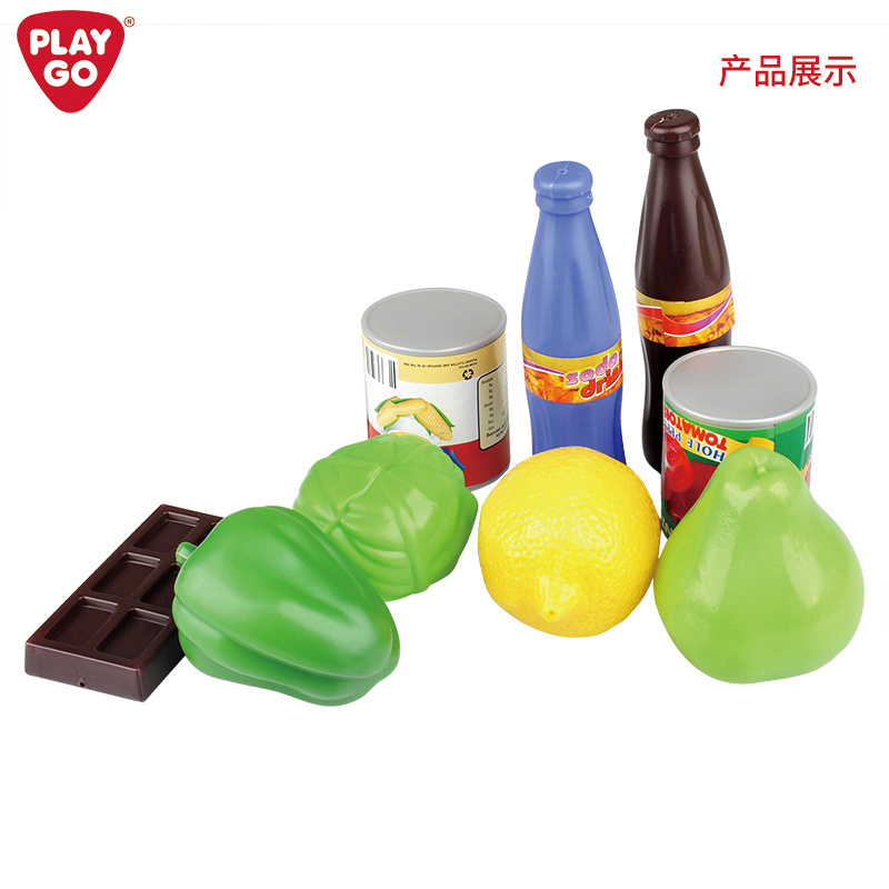 Playgo MY FOOD COLLECTION Unisex Children's Kitchen Play Set Includes Fruit and Vegetable Toys