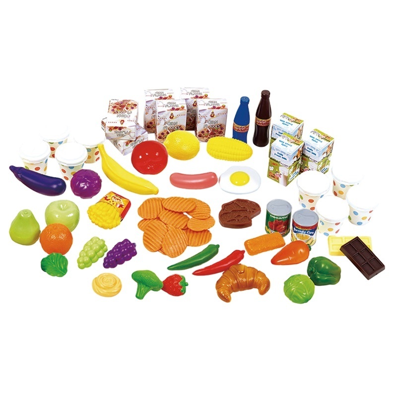 Playgo MY FOOD COLLECTION Unisex Children's Kitchen Play Set Includes Fruit and Vegetable Toys