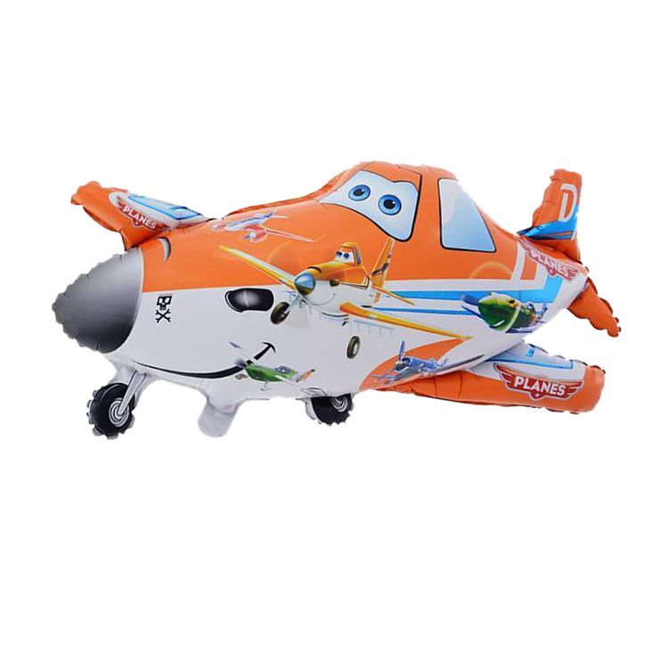 Wholesale Plane Shaped Flying Children Birthday Kids Toy Mylar Balloon Airplane Helium Foil Balloons