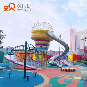 commercial kids playground structure outdoor swing slides seesaw playsets Combination garden amusement equipment Manufacturer