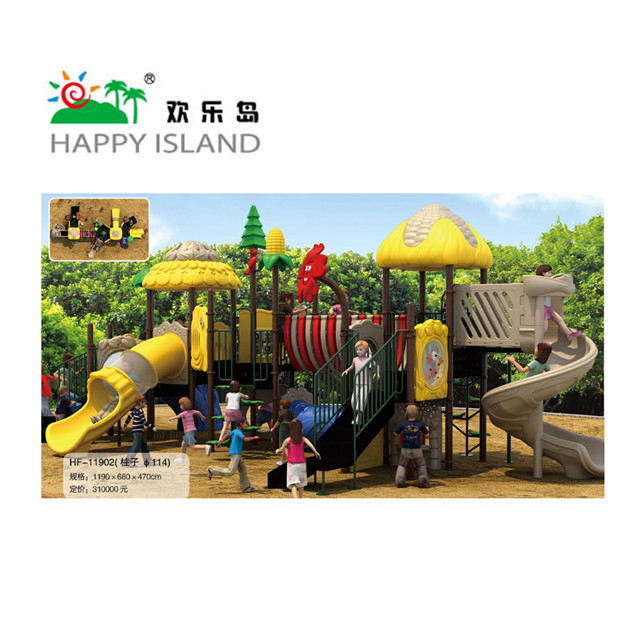 China Supplier Environment-Friendly Exquisite Playground Equipment And Slide Children Outdoor  Playground Swing