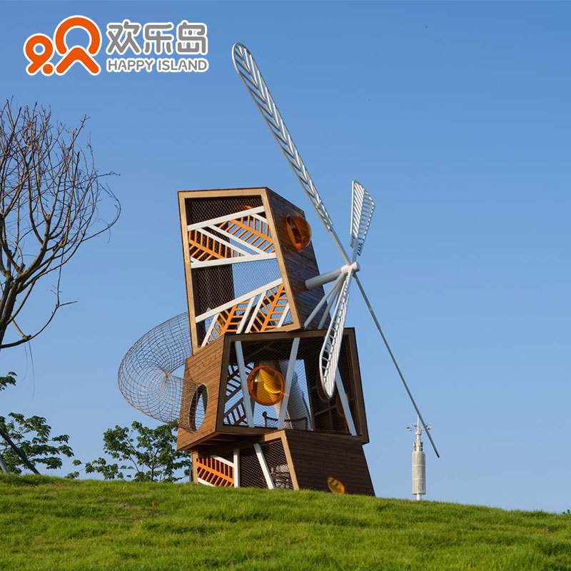 Children Outdoor Playground Stainless Steel Playground Slides Combine Wooden Playsets Swing Sets Amusement Equipment