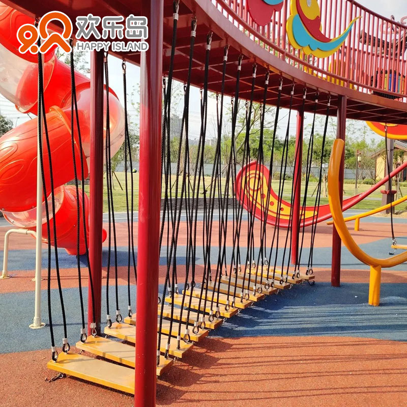 commercial kids playground structure outdoor swing slides seesaw playsets Combination garden amusement equipment Manufacturer