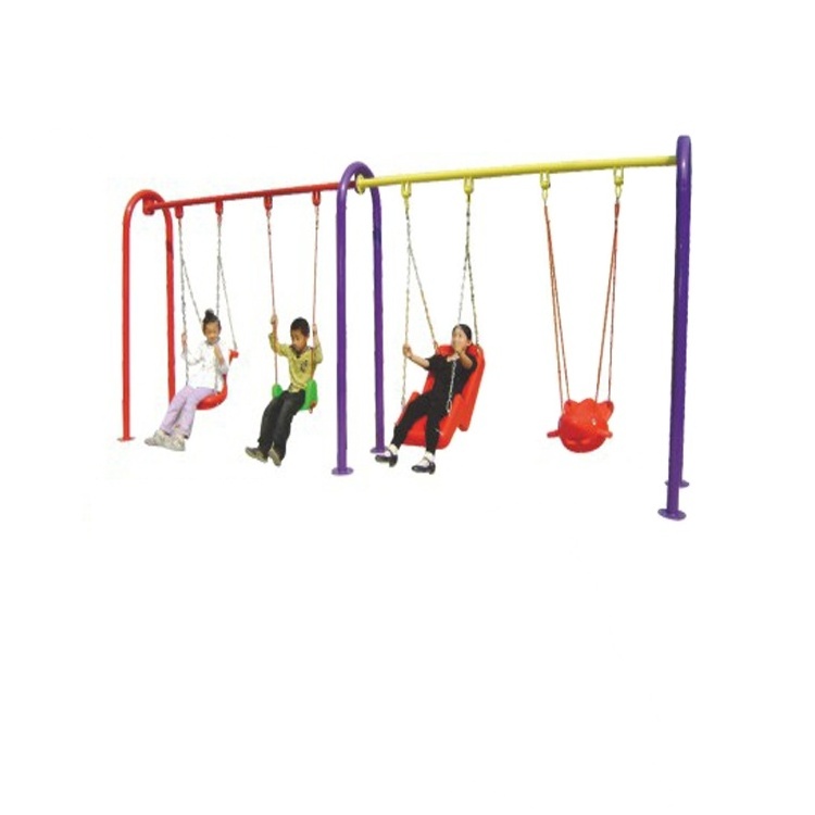 Outdoor playground amusement commercial park play item outdoor swing and slide set outdoor for kids kindergarten