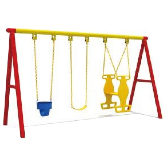 Outdoor playground amusement commercial park play item outdoor swing and slide set outdoor for kids kindergarten