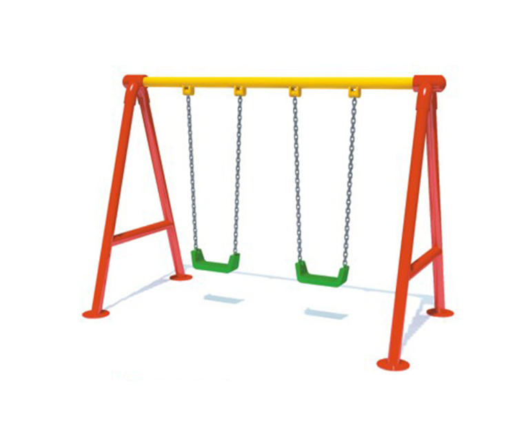 Outdoor kids play swing for playground educational play area small slide with and swing set playground swung for kids