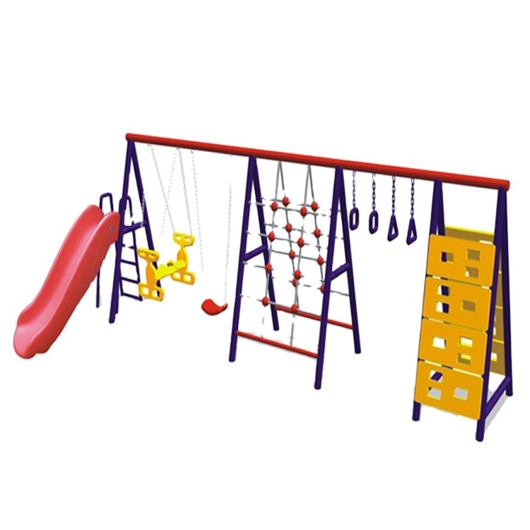 Outdoor amusement park equipment new design commercial playground swing set for sale