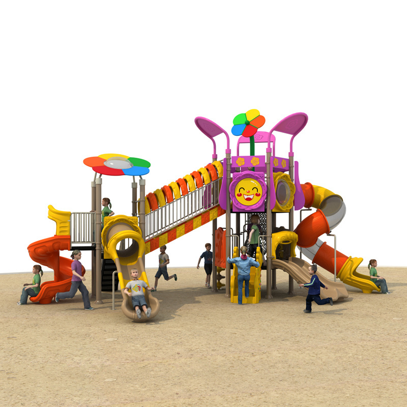 Anti-static Youth Development Programs Outdoor Adventure Course Easy-to-clean Outdoor Play Innovation kids stair slide