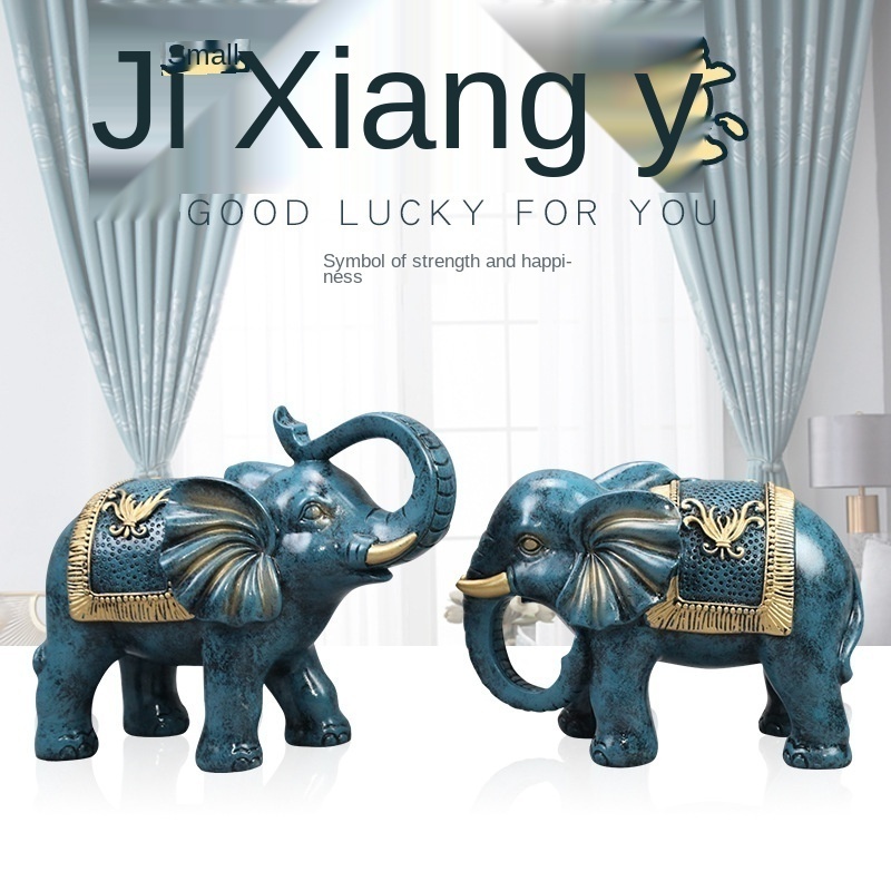 Lucky Elephant decoration ornament Gift Lucky elephant furnishing gifts for parents friends