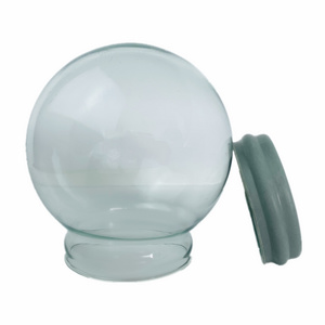 120mm DIY Empty glass snow globe with 120mm diameter  Wholesales empty water snow globe accessories for decoration