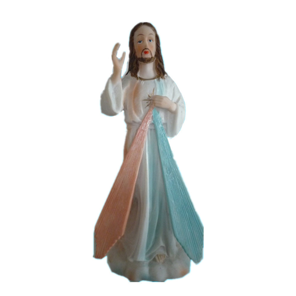 resin catholic religious virgin Mary figurine baby jesus christ statue for home decoration