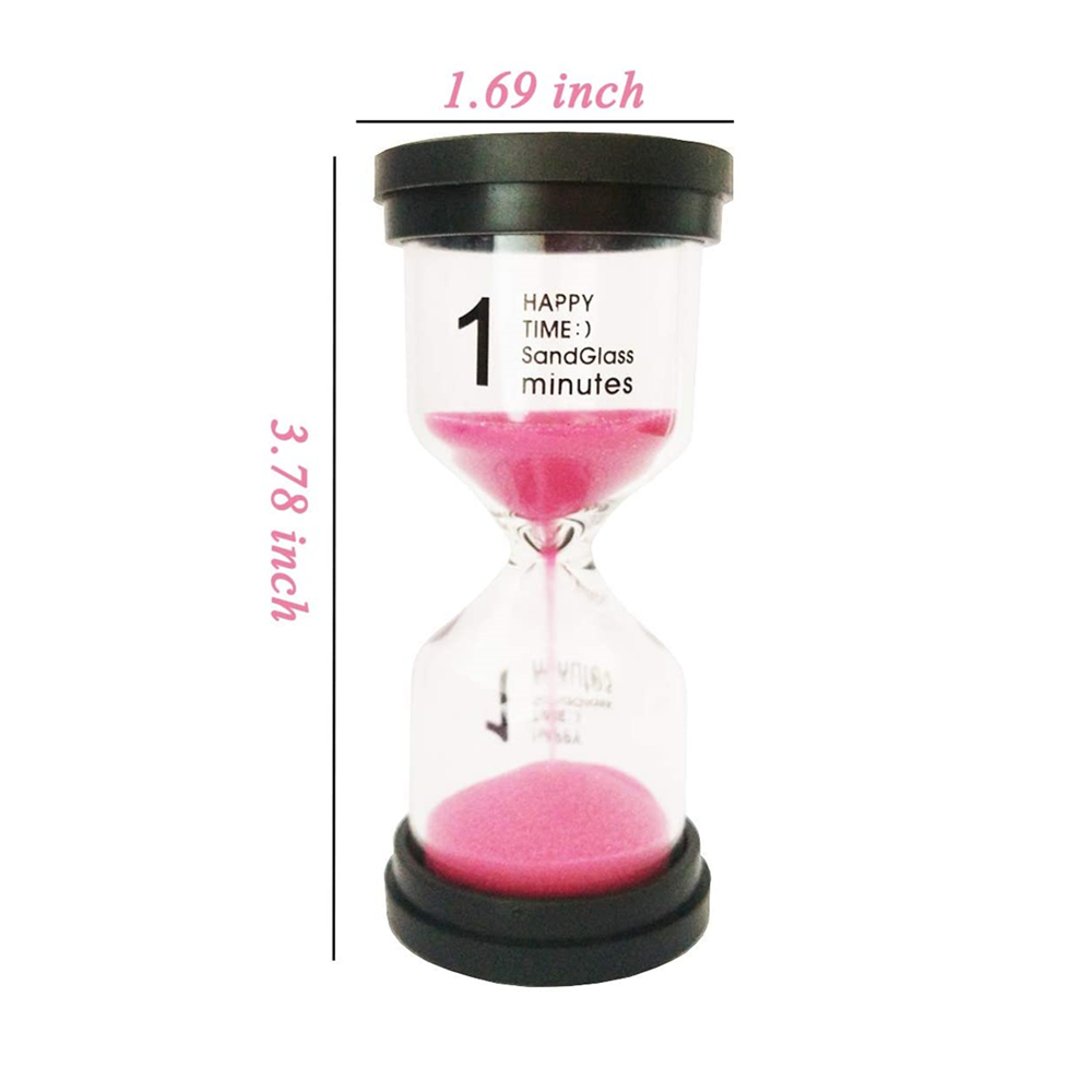 Sand Timer 6 Colors Hourglass 1/3/5/10/15/30 Minutes Sandglass Timer Sand Clock for Kids Games Classroom Kitchen Home decoration