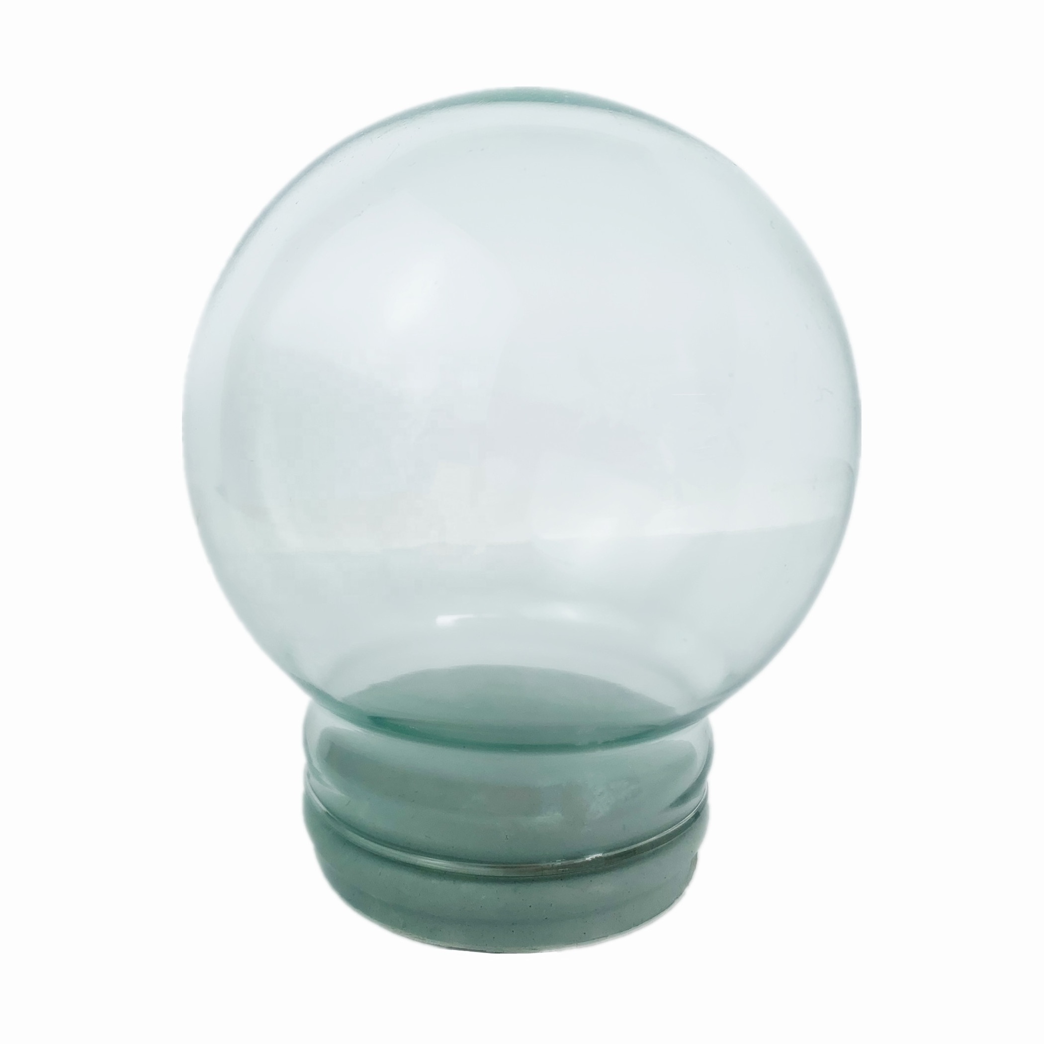 120mm DIY Empty glass snow globe with 120mm diameter  Wholesales empty water snow globe accessories for decoration