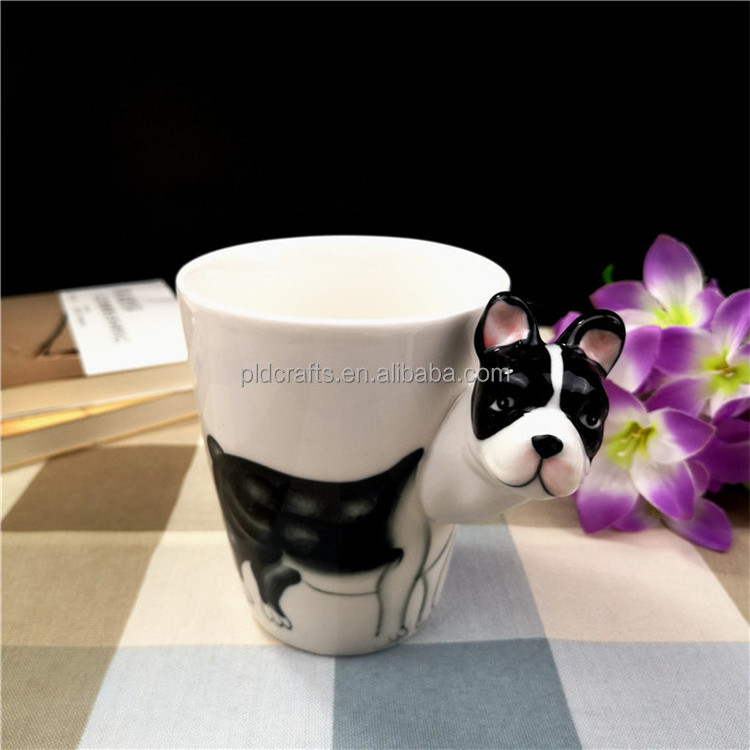 Ceramic Cartoon Puppy Water cups Schnauzer coffee mugs 3D  Husky cute dog mugs samoyed coffee tea mug