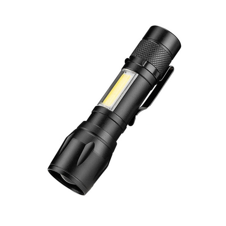 Aluminum alloy USB Rechargeable Small Light Kids Mini Small LED Flashlight