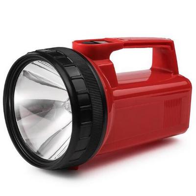 High Powered Hand Held LED Flashlight 6V Battery Super Bright Large Searchlight 600 Lumens Outdoor Work Lights BestSuppliers