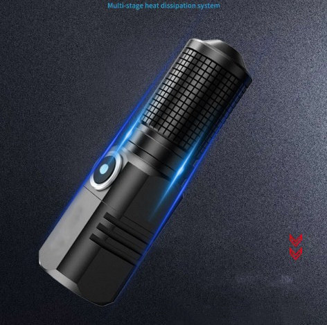 USB Micro USB Rechargeable Tiny Brightness Mini Flashlight