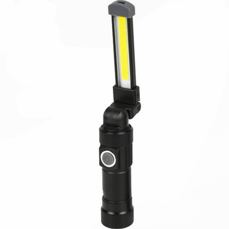 Rechargeable Work Light Portable Folded Flashlight Magnetic