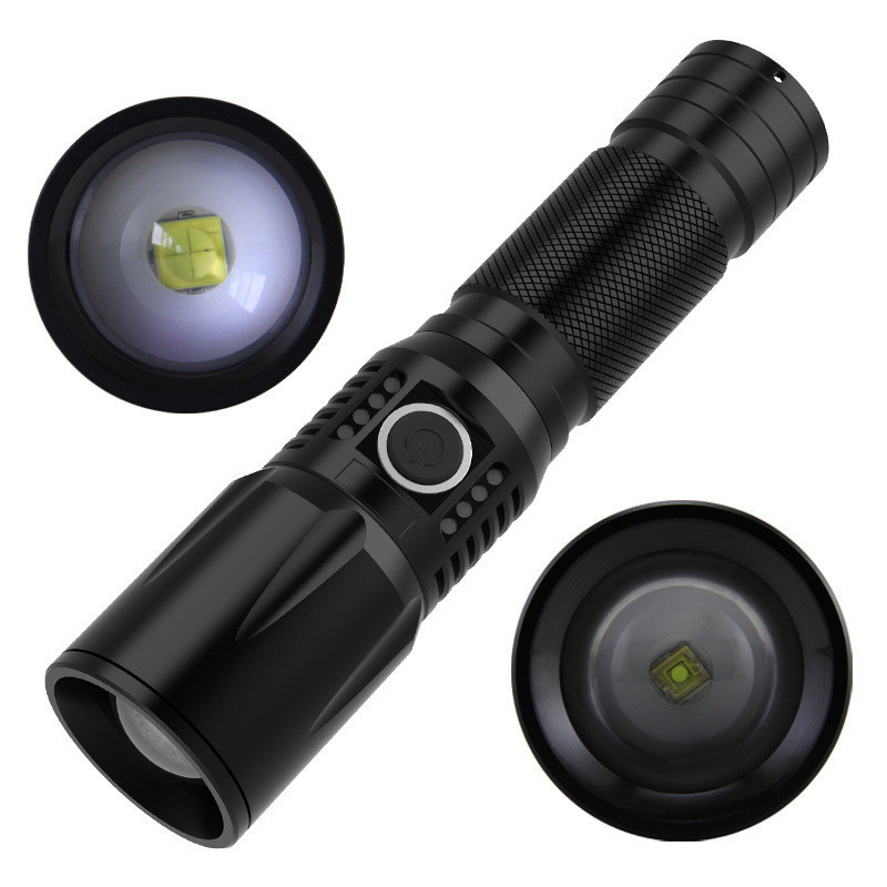 New Design Bright Small Zoomable Fast Charge LED Flashlight