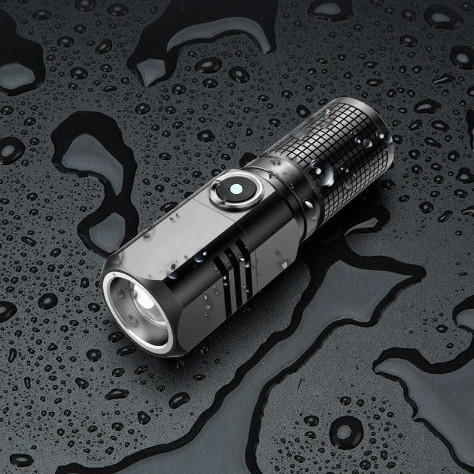 USB Micro USB Rechargeable Tiny Brightness Mini Flashlight