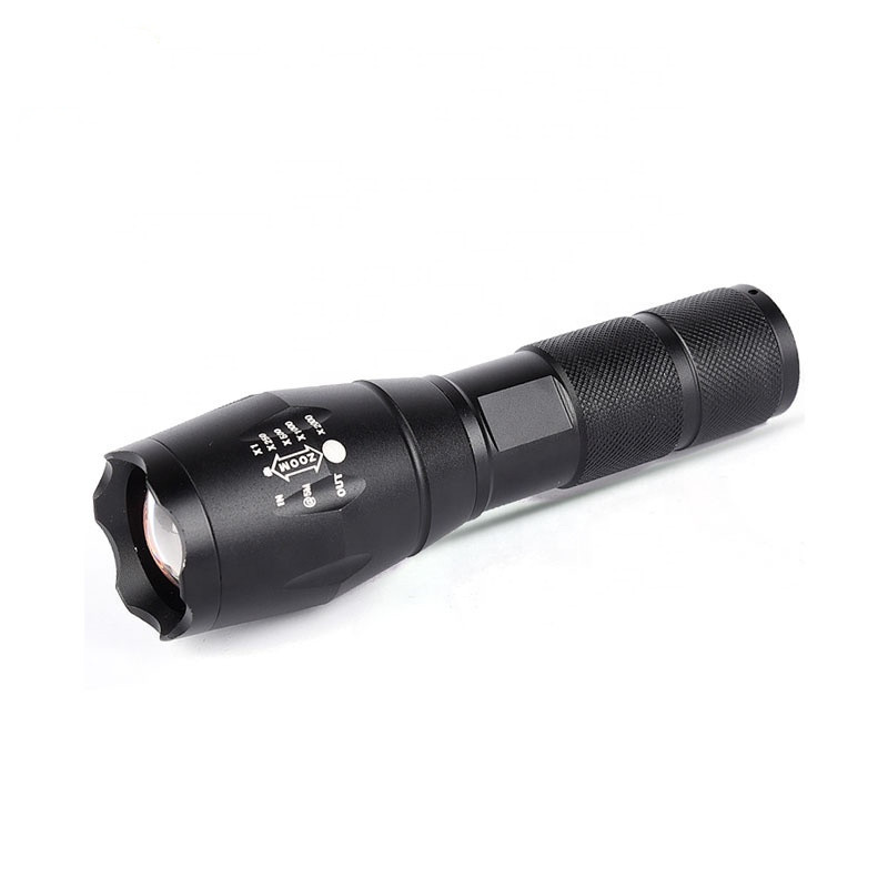 Hot Sale Dimmable High Power Rechargeable Flashlight Torch 18650, Super Bright Zoom Powerful Torch Tactical led Flashlight