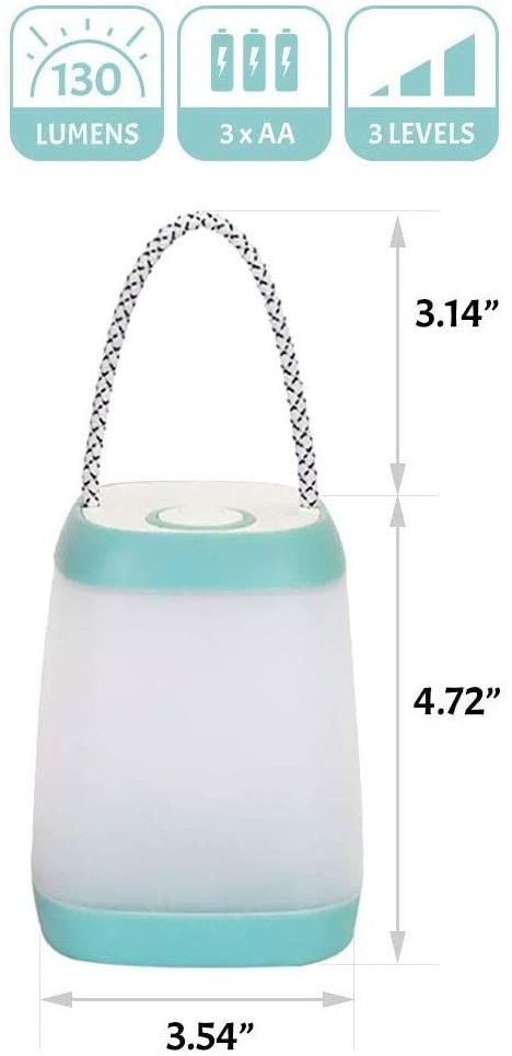 BLUE Mini Outdoor Battery Kids LED Camping Lantern