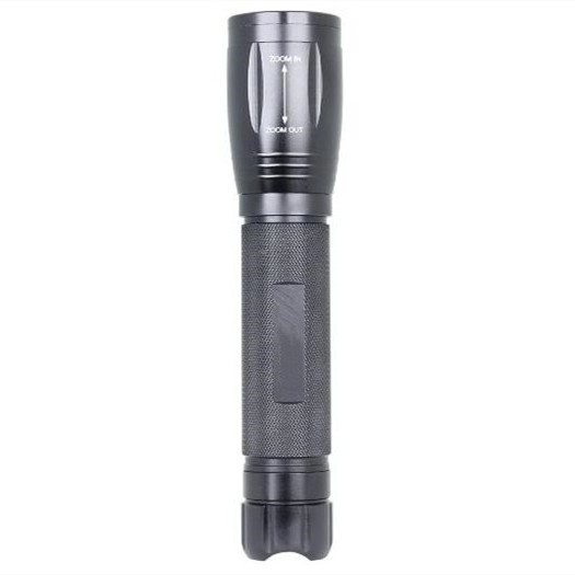 Ultra Bright XHP50 1000/500/250 Lumen 3-Cell D LED Flashlight Black