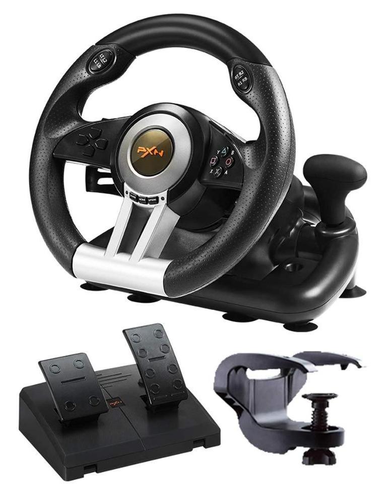 PXN V3 Pro Vibration Gaming Steering Wheel Controller for PS4, PS3, XBOX ONE, XBOX SERIES S/X, PC